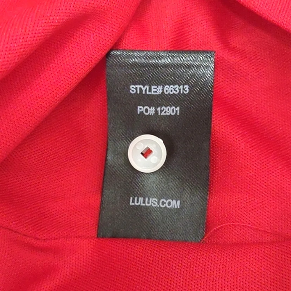 LuLu's Flirt and Flair Red Backless Mini Skater Dress Size Medium EUC - Picture 13 of 13